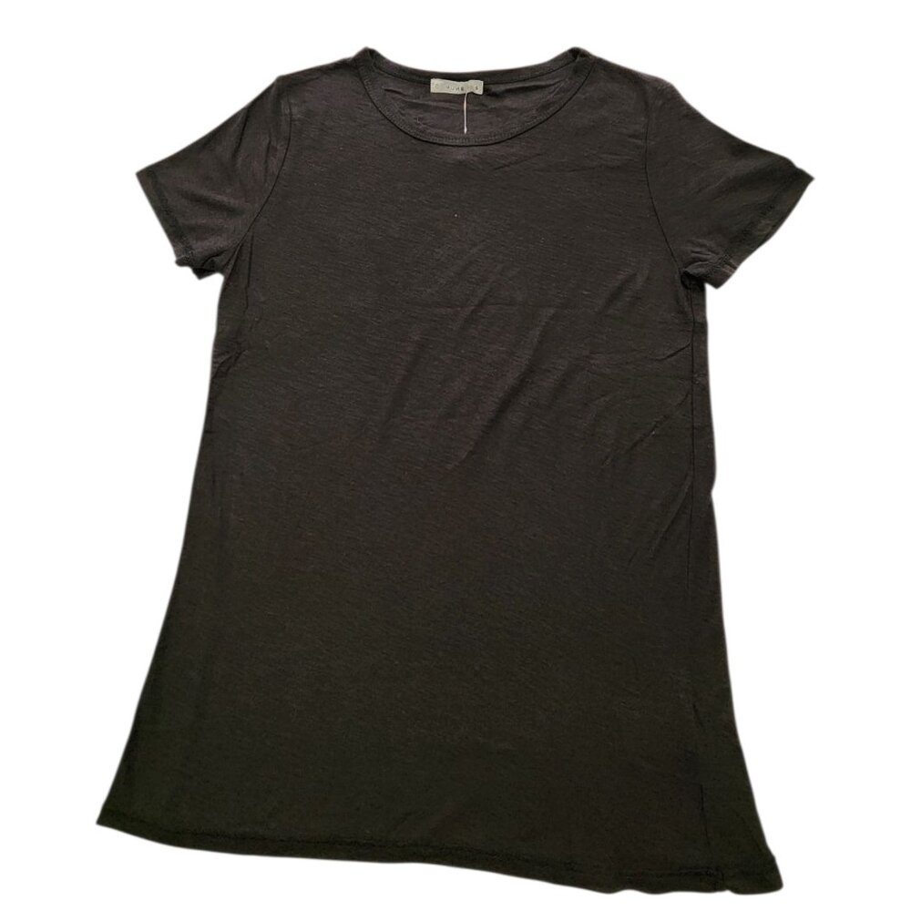 COMUNE WOMEN'S T-SHIRT SHORT-SLEEVE MALIBU BLACK SMALL‎ C19X96